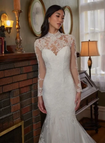 L'Amour by Calla Blanche Casia #1 Ivory/Ivory/Skin Illusion thumbnail