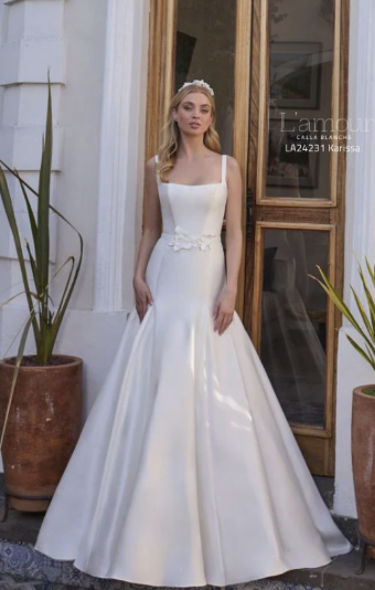 L'Amour by Calla Blanche Karissa #0 default Ivory thumbnail