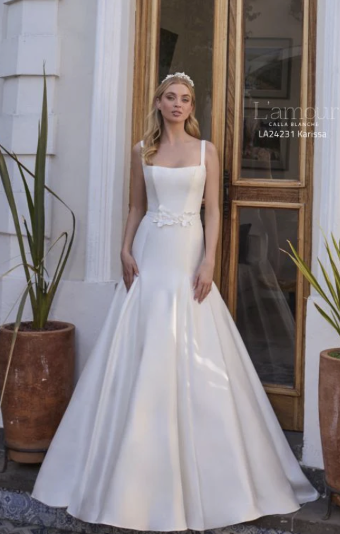 L'Amour by Calla Blanche Karissa #0 default Ivory thumbnail