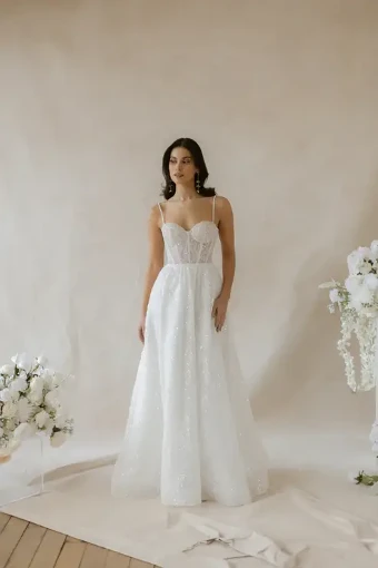 Allure Bridals E571 Santel - sell from stock #0 default Ivory/Nude thumbnail