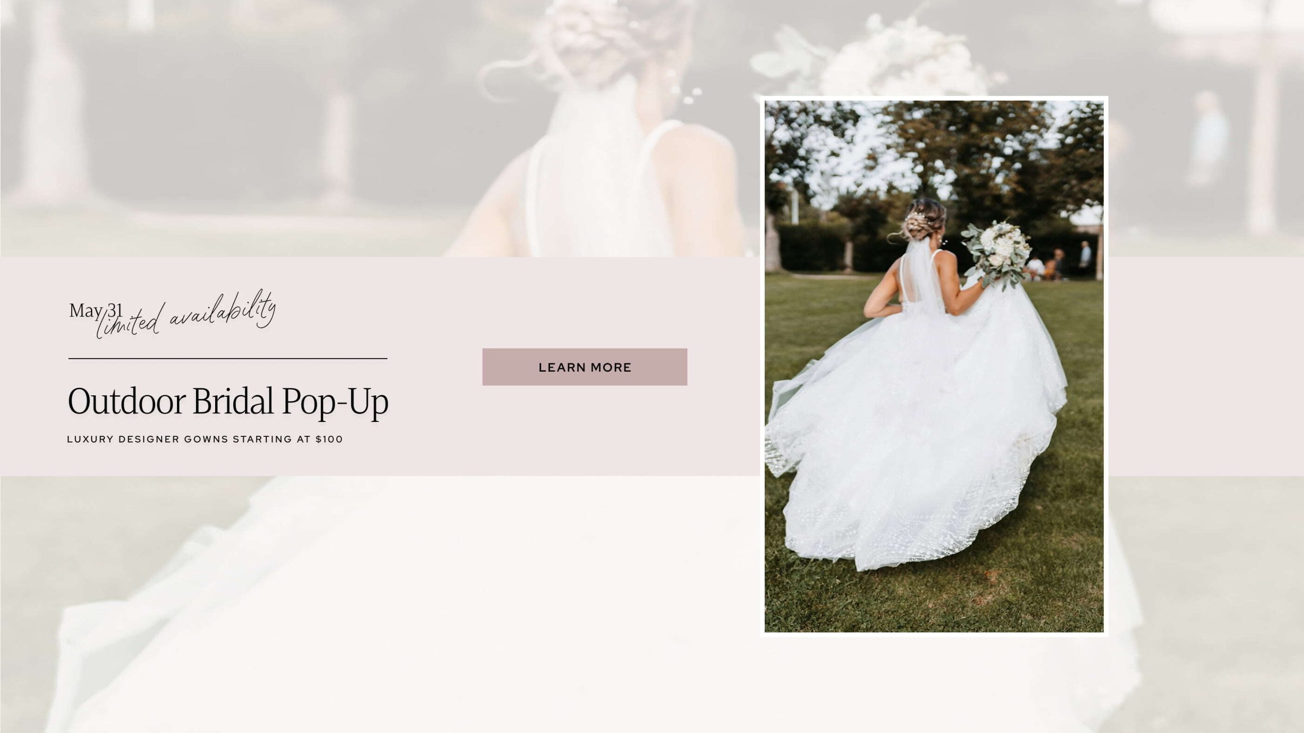 outdoor bridal pop-up 2026